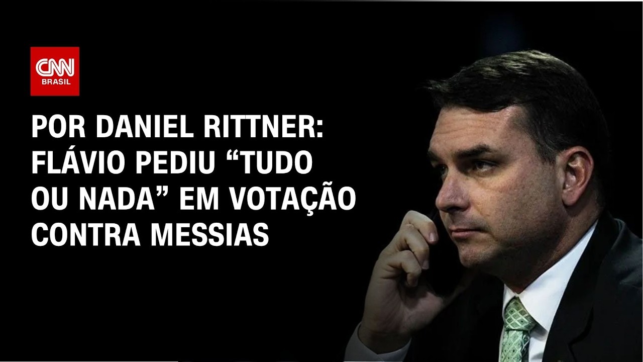 Flávio Bolsonaro pediu “tudo ou nada” em votação contra Messias | HORA H