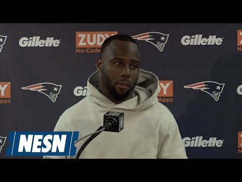 Video: James White Patriots vs. Bears Week 7 Postgame Press Conference