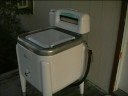 Maytag Wringer Washer Model E2L repainted and wringing Maytag Wringer Washer Model E2L repainted and wringing