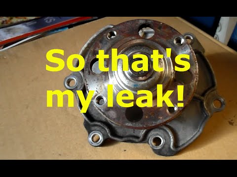 How to replace the water pump on a 2006 Cadillac STS