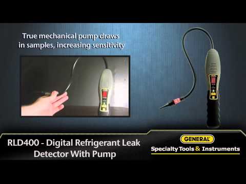 how to use electronic refrigerant leak detector