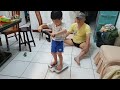 20210824 辰辰量體重像在做運動