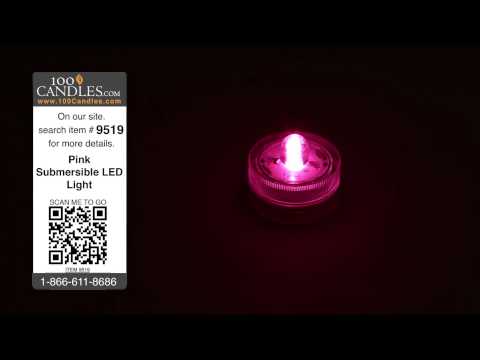 Pink Submersible LED Light