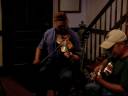 eddie bond and kirk sutphin perform at the palmyra house concert series.  for more see http://www.virginiafolklife.org