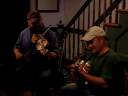 eddie bond and kirk sutphin perform at the palmyra house concert series.  for more see http://www.virginiafolklife.org