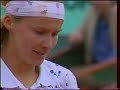 3rd round Chanda Rubin vs. Jana Novotna