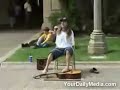 Armless guitar player