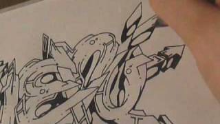 Graffiti Sketch Drawing 17 - "SPOILER" (requested)