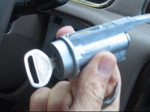 how to remove ignition cylinder without key