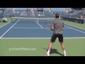 Murray v Wawrinka 2014 US Open Treinando