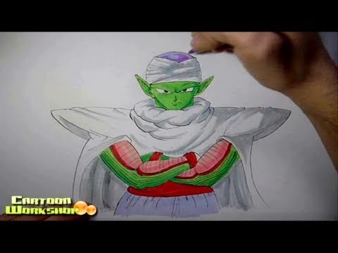 how to draw piccolo from dragon ball z