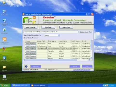 how to attach vcf in outlook