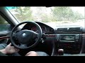 e38 740il drive with my newly installed M-Sport steering