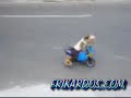 Mono en minimoto! Mono en minimoto!