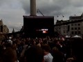 T-Mobile Trafalgar Square karaoke - Hey Jude (end)