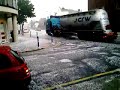 Hail and rain July in London