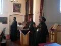Abune Melketsedek, bishop of the Ethiopian Orthodox Church at the St. Avgin Syrian Orthodox Monastery