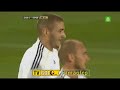 Benzema. Primer gol con el Real Madrid