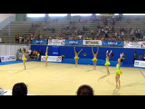 rio filme - Apresentação das meninas de de ginástica rítmica (ouro no pan Guadalajara) em Belém-Pa no Campeonato Brasileiro de Ginástica Rítmica.
