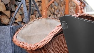 Die besten Holzkörbe für den Kamin
