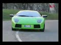 Tiff driving the Murcielago