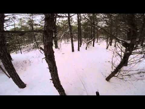 Mountain Biking Allaire State Park in the Snow