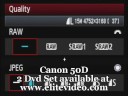 Canon 50D Shooting Menu