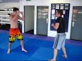 Ryan and Hugh rolling on a saturday at Advance Martial Arts, Coorparoo