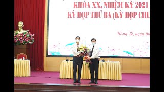 Kỳ họp thứ III HĐND thành phố Uông Bí khóa XX, nhiệm kỳ 2021-2026