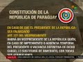 ¿Qué dice la constitución del Paraguay?