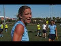 Training with Abby Wambach
