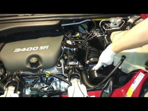 1998 Pontiac Trans Sport Montana 3400 Replace Air Filter Clean Air Sensor
