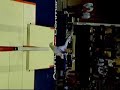 Russia's Pravdina on beam in prelims.