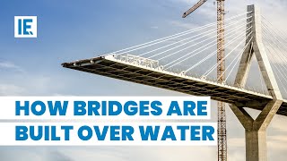 How bridges are built over water?