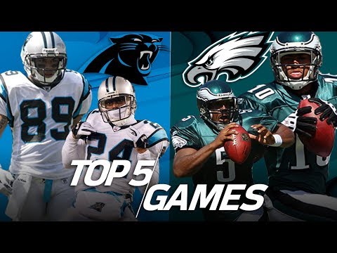 Video: Top 5 Eagles vs. Panthers Games All-Time | NFL Highlights