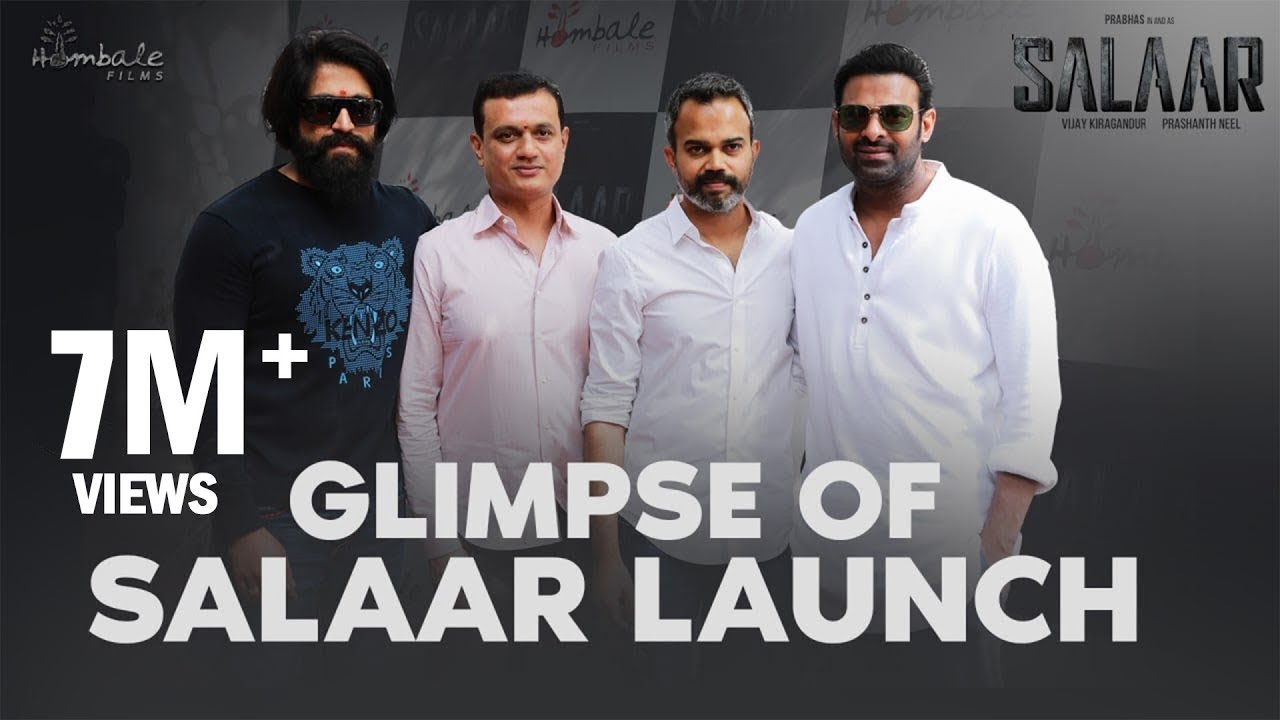 Glimpse Of Salaar Launch | Prabhas | Prashanth Neel | Vijay Kiragandur | Hombale Films