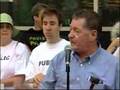 PSAC National President, John Gordon, delivers speech