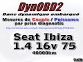 DynOBD dyno run 1.4 16v 75 mesure de puissance. DynOBD dyno run 1.4 16v 75 mesure de puissance.