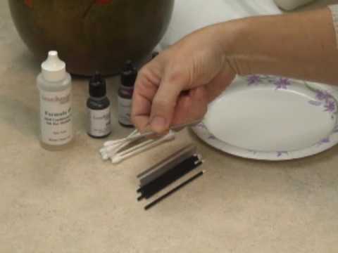 how to dye gourds