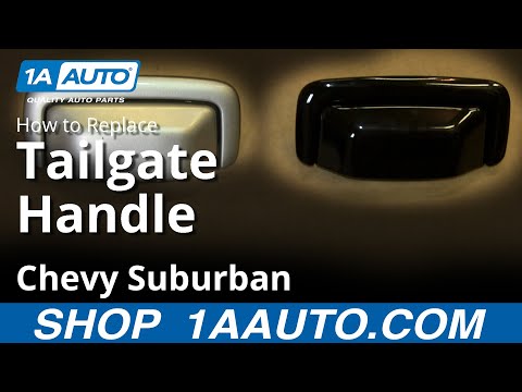 How To Install Replace Fix Broken Tailgate Handle Chevy Suburban and Tahoe