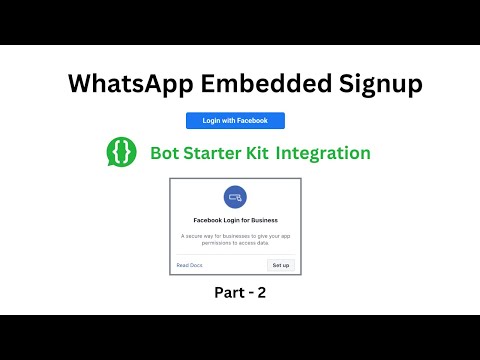 WhatsApp Embedded Signup implementation using Bot Starter Kit ES Integration using BotStarterKit.com
