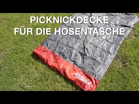 Nie mehr ohne die Matador Pocket Blanket 2.0! Outdoor-Falt-Picknickdecke, wasserfest!