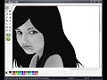 Drawing a Dark girl in MS Paint