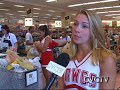 Crestview High School Cheerleaders Bag Groceries for Tips