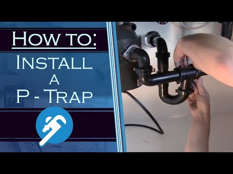 how to fit a p trap