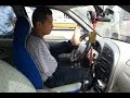 Man with No Arms Drives Car.