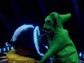 oogie boogie's song from nightmare before christmas. my faverite disney song and i have to he's one of the greatest disney villians :d

oogie boogie = ken page
santa claus = ed ivory

lyrics: 
oogie boogie
well, well, well,
what have we here?
sandy claws, huh?
oh, i'm really scared
so you're the one
everybody's talkin' about,
ha, ha, ha, ha
you're jokin', you're jokin'
i can't believe my eyes
you're jokin' me, you gotta be
this can't be the right guy
he's ancient, he's ugly
i don't know which is worse
i might just split a seam now
lf i don't die laughing first
when mr. oogie boogie says
there's trouble close at hand
you'd better pay attention now
'cause i'm the boogie man
and if you aren't shakin'
then there's something very wrong
'cause this may be the
last time now you hear
the boogie song, ohhh
three bats
ohhh
oogie boogie
ohhh
seven lizards
ohhh
oogie boogie
ohhh
seven lizrds
ohhh, i'm the oogie boogie man
oogieboogie
well if i'm feelin' antsy
and there's nothin' much to do
i might just cook a special batch
of snake and spider stew
and don't ya know the one thing
that would make it work so nice?
a roly-poly sandy
claws to add a little
spice
three skeletons
ohhh
oogieboogie
oh,yeah
three bats
ohhh
oogie boogie
ohhh
three bats
ohhh
oogie boogie and three skeletons
oh, yeah, i'm (he's) the
oogie boogie man
santa
release me now
or you must face the
dire consequences
the children are expecting me
so please, come to your senses
oogie boogie
you're jokin', you're jokin'
i can't believe my ears
would someone shut this fella up
i'm drownin' in my tears
it's funny, i'm laughing
you really are too much
and now, with your permission
i'm going to do my stuff

santa
what are you going to do?

oogie boogie
i'm gonna do the best i can

(musical interlude)

oh, the sound of rollin' dice
to me is music in the air
'cause i'm a gamblin' boogie man
although i don't play fair

it's much more fun,
i must confess
when lives are on the line
not mine, of course,
but yours, oldboy
now that'd be just fine
santa
release me fast or
you will have to
answer for this heinous act
oogie boogie
oh, brother, you're something
you put me in a spin
you aren't comprehending
the position that you're in
it's hopeless, you're finished
you haven't got a prayer
'cause i'm mr. oogie boogie
and you ain't going nowhere

copyrights to disney and tim burton