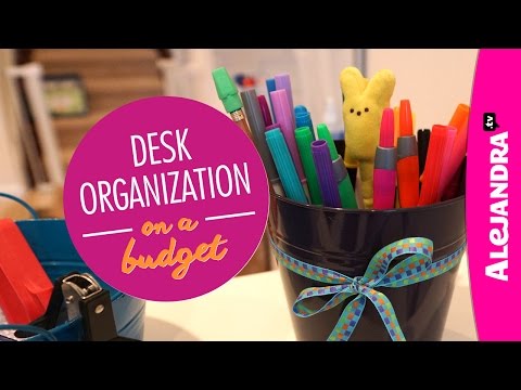 how to organize desk