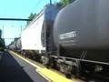 CSX Q418-02 With SD70ACe 4846 meets SEPTA 345 at West Trenton, NJ