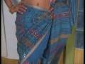 videos de Blue Pure Georgette Saree with Blouse